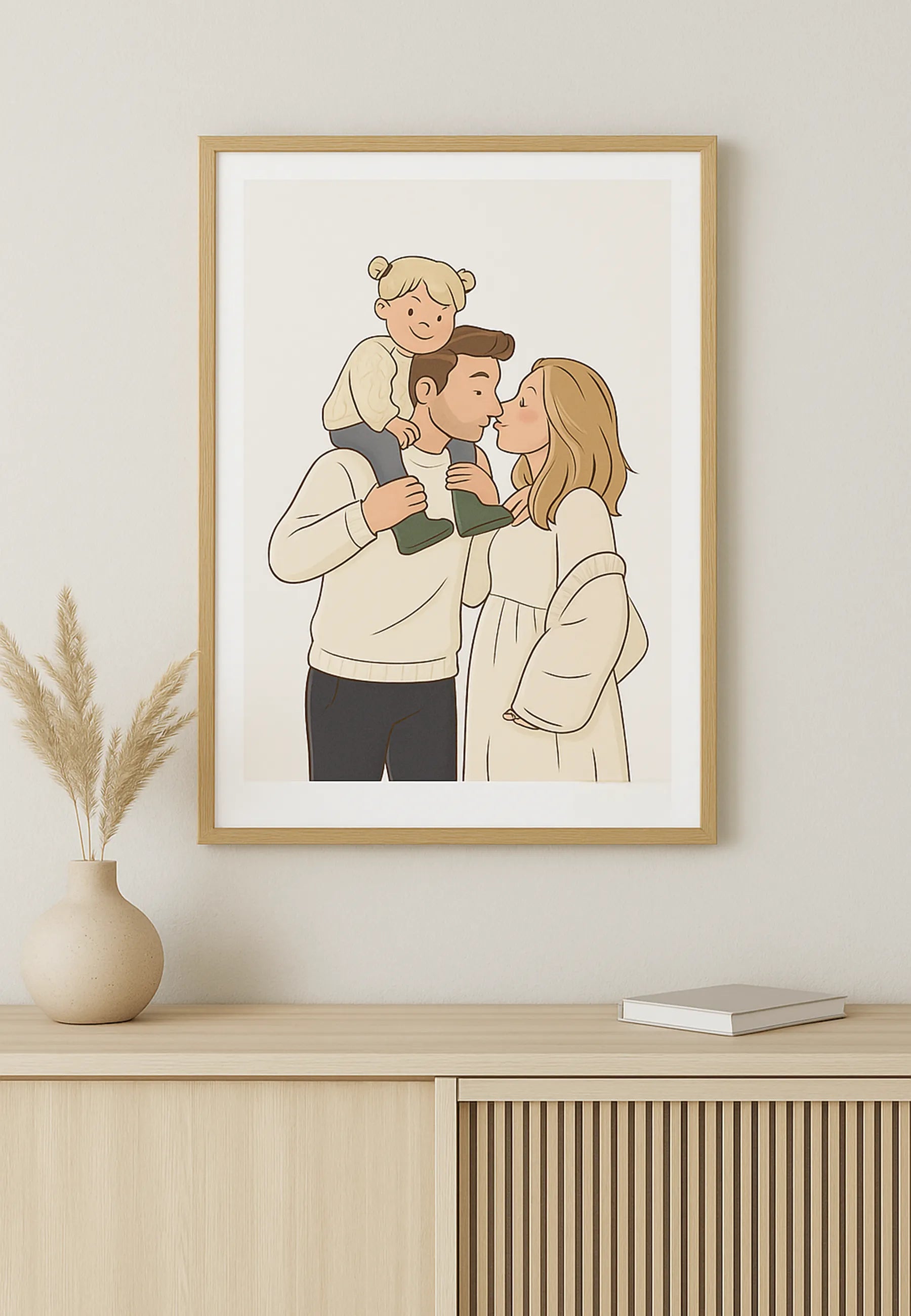 Modern cartoon illustration