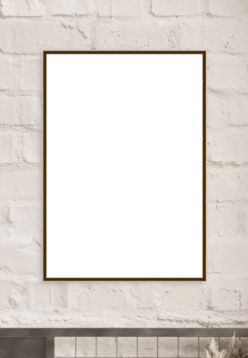 Wooden Frame - Dark brown