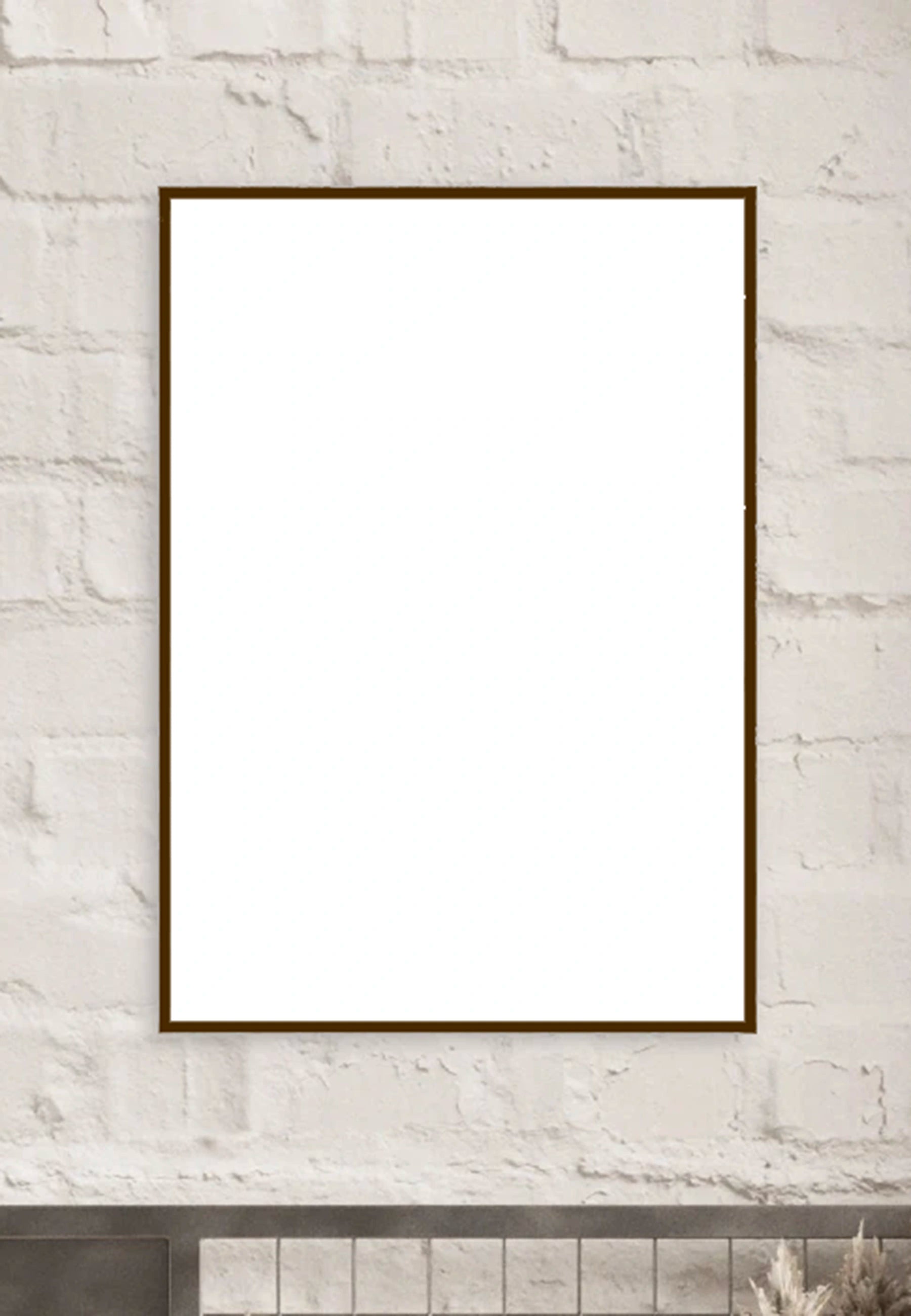 Wooden Frame - Dark brown
