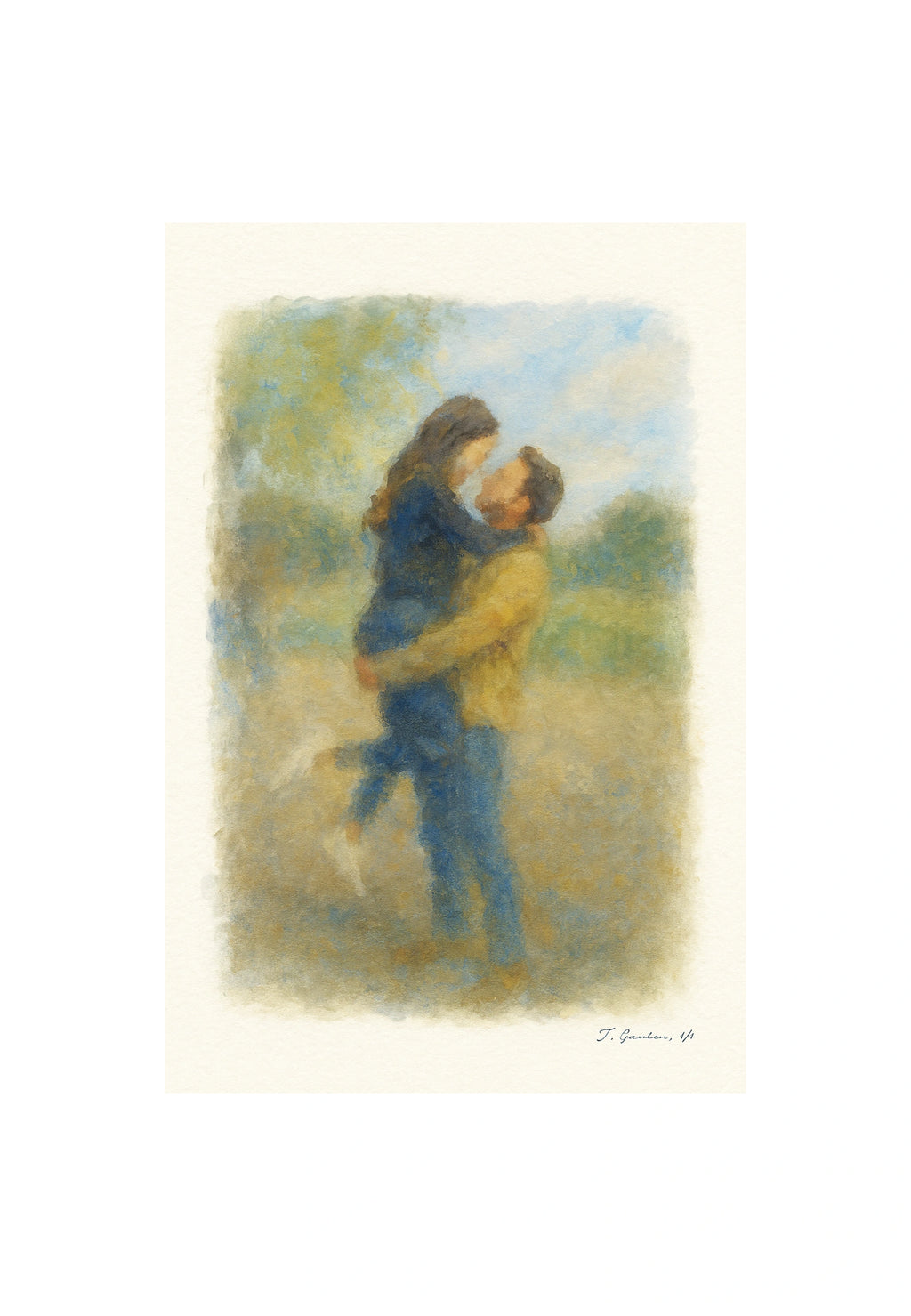 Soft impressionist artwork
