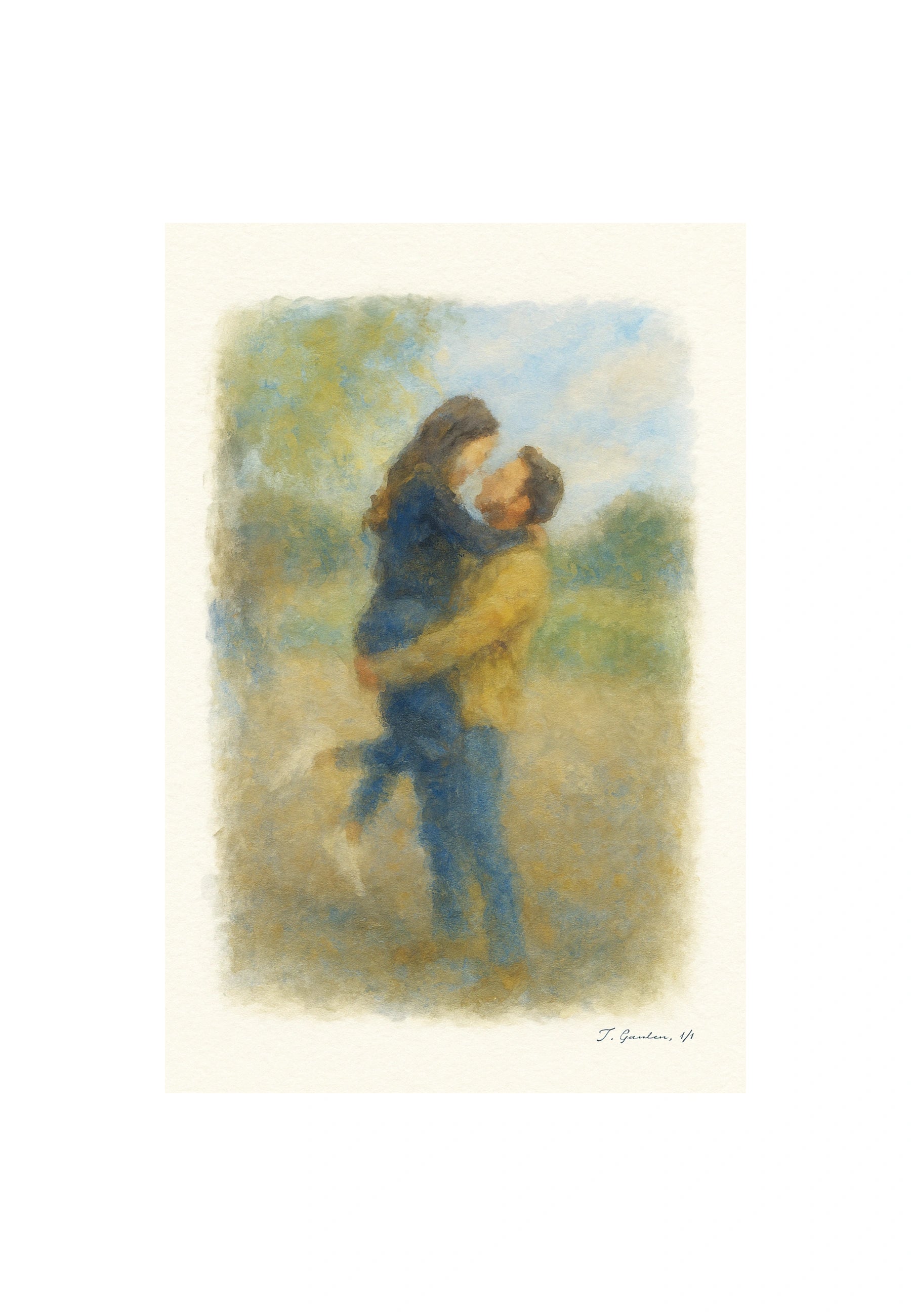 Soft impressionist artwork